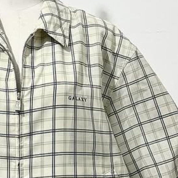 Vintage White and Black Checked Jacket - Picture 3 of 4